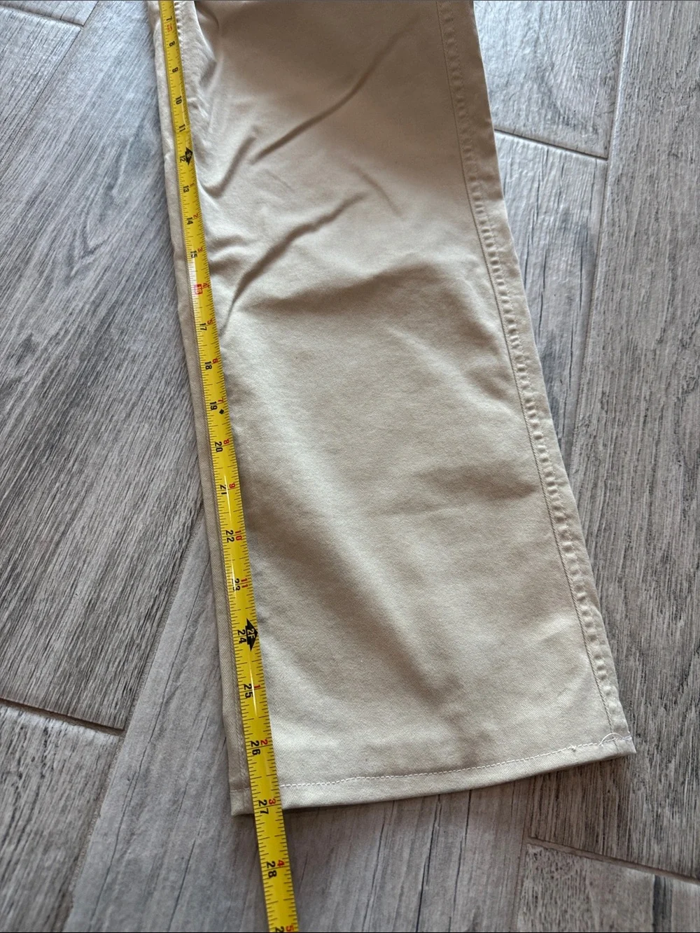J. Crew Women's Straight Leg Chino Pants in Light Khaki